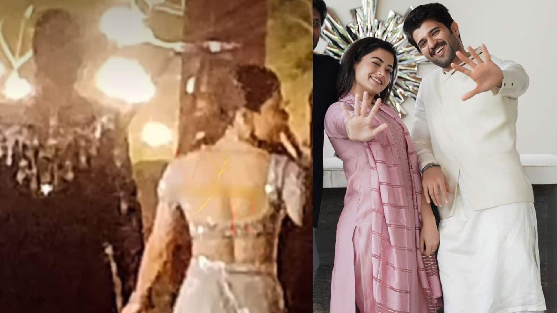 Virosh Wedding: रश्मिका–विजय की लव स्टोरी थीम डेकोर ने जीता दिल, हाथ में हाथ डाले दिखे कपल... देखिए वीडियो