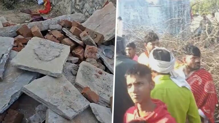 MP: मुरैना में बड़ा हादसा, मंदिर की छत गिरने से 3 बच्चियों की मौत; प्रसाद लेने पहुंचे कई लोग घायल
