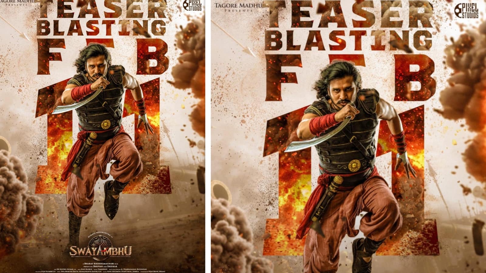 Swayambhu: मेकर्स का बड़ा ऐलान, स्वयंभू का पैन-इंडिया टीज़र 11 फरवरी को मेगा इवेंट में किया जाएगा लॉन्च