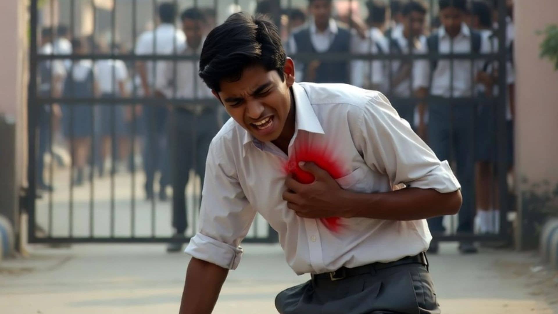 UP बोर्ड की परीक्षा देने एग्जाम सेंटर पहुंचा 12वीं का छात्र, गेट पर पहुंचते ही बिगड़ी तबीयत, हुआ बेहोश... हार्ट अटैक से मौत की आशंका