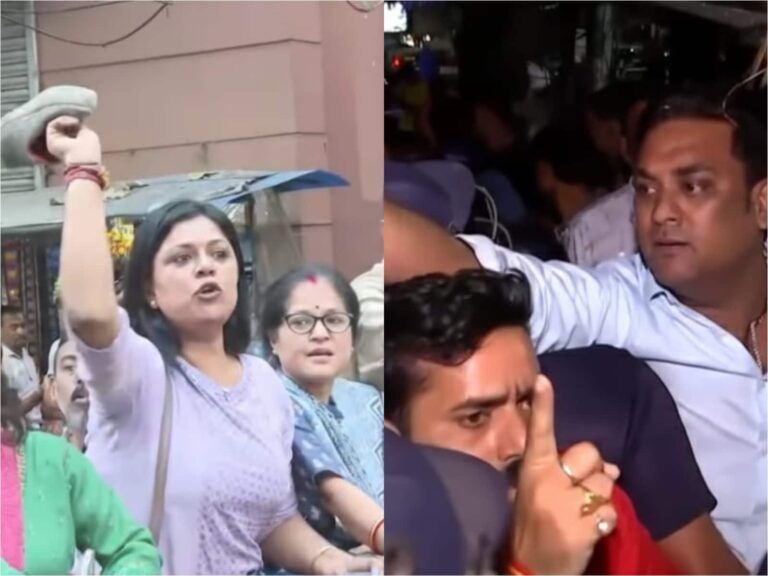 सुवेंदु अधिकारी पर फेंका गया जूता! CEO ऑफिस के बाहर TMC-BJP समर्थकों में हुई भिड़ंत
