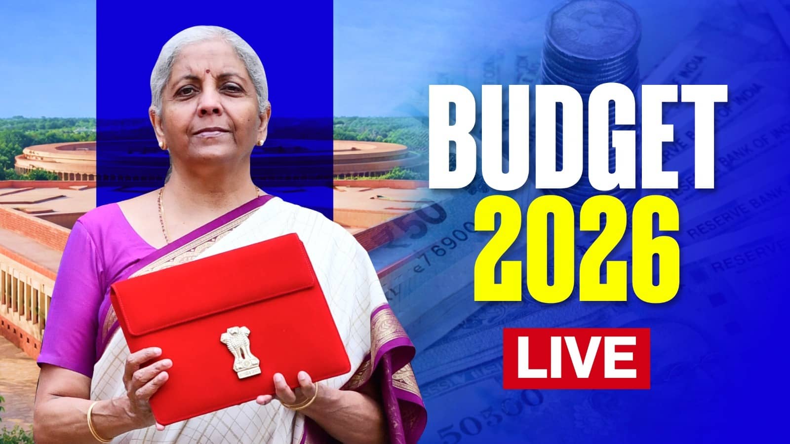 Budget 2026 Live: वित्त मंत्री निर्मला सीतारमण आज पेश करेंगी देश का बजट, रोजगार, विकास, गांव-गरीब समेत इन मुद्दों पर रहेगा फोकस