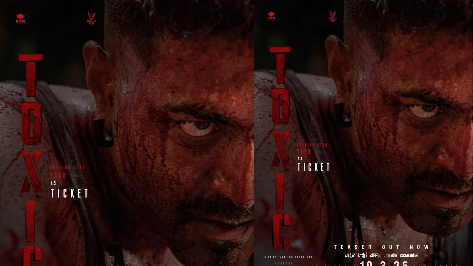 Yash New Look: यश की नई फिल्म टॉक्सिक में दिखा एक्टर का नया लुक, फिल्म के पोस्टर ने फैंस को चौंकाया