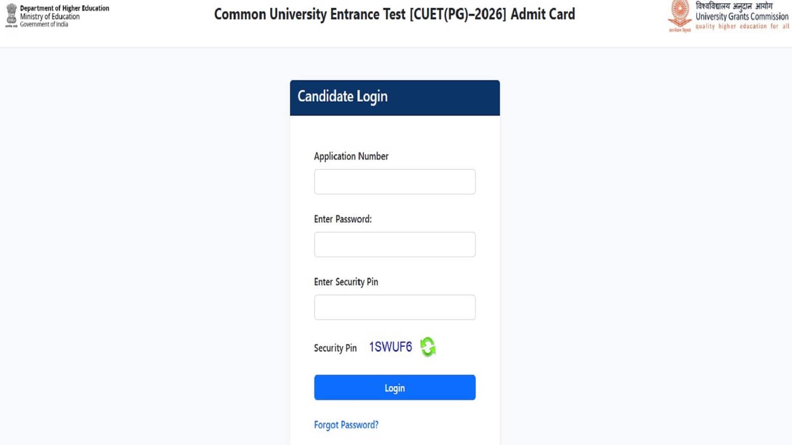 CUET PG Admit Card 2026 Released: एनटीए ने आधिकारिक वेबसाइट पर जारी किया हॉल टिकट, 16 से 19 मार्च के बीच होगी परीक्षा