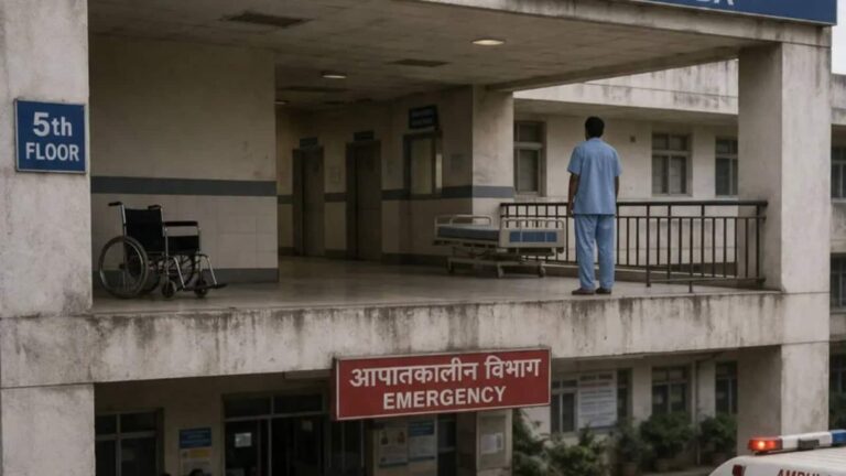 नोएडा ESIC अस्पताल में दर्दनाक हादसा, कैंसर रोगी ने पांचवीं मंजिल से कूदकर दी जान, परिजनों ने लगाया लापरवाही का आरोप