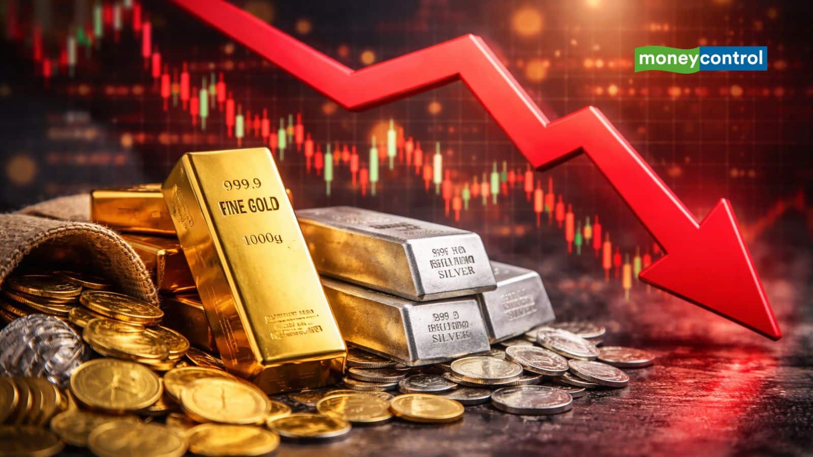Gold- Silver Price Fall:जियोपॉलिटिकल अनिश्चितताओं के बीच MCX पर सोने-चांदी की कीमतों में 6% से ज्यादा की गिरावट