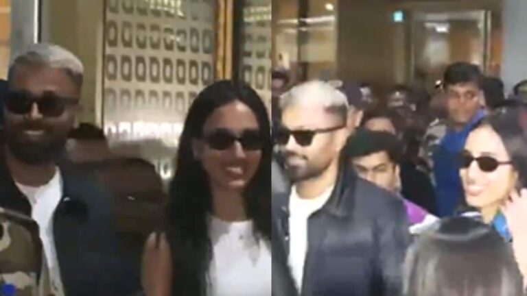 वर्ल्ड कप जीत के बाद गर्ल्डफ्रेंड माहिका संग एयरपोर्ट पर इस अंदाज में दिखे हार्दिक, सामने आया वीडियो