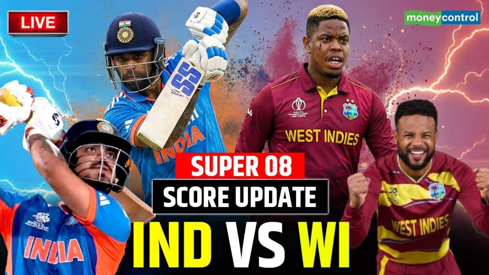 IND vs WI T20 World Cup Match Live Score: सेमीफाइनल के टिकट के लिए आज भिड़ेंगे भारत और वेस्टइंडीज, दोनों टीमों के लिए 'करो या मरो' की जंग, कैसी होगी प्लेइंग 11