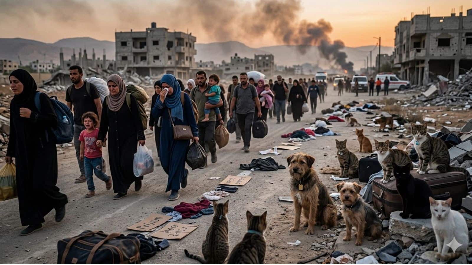 मिडिल ईस्ट में जंग की मार झेल रहे बेजुबान! पालतू जानवरों को पीछे छोड़कर भाग रहे लोग