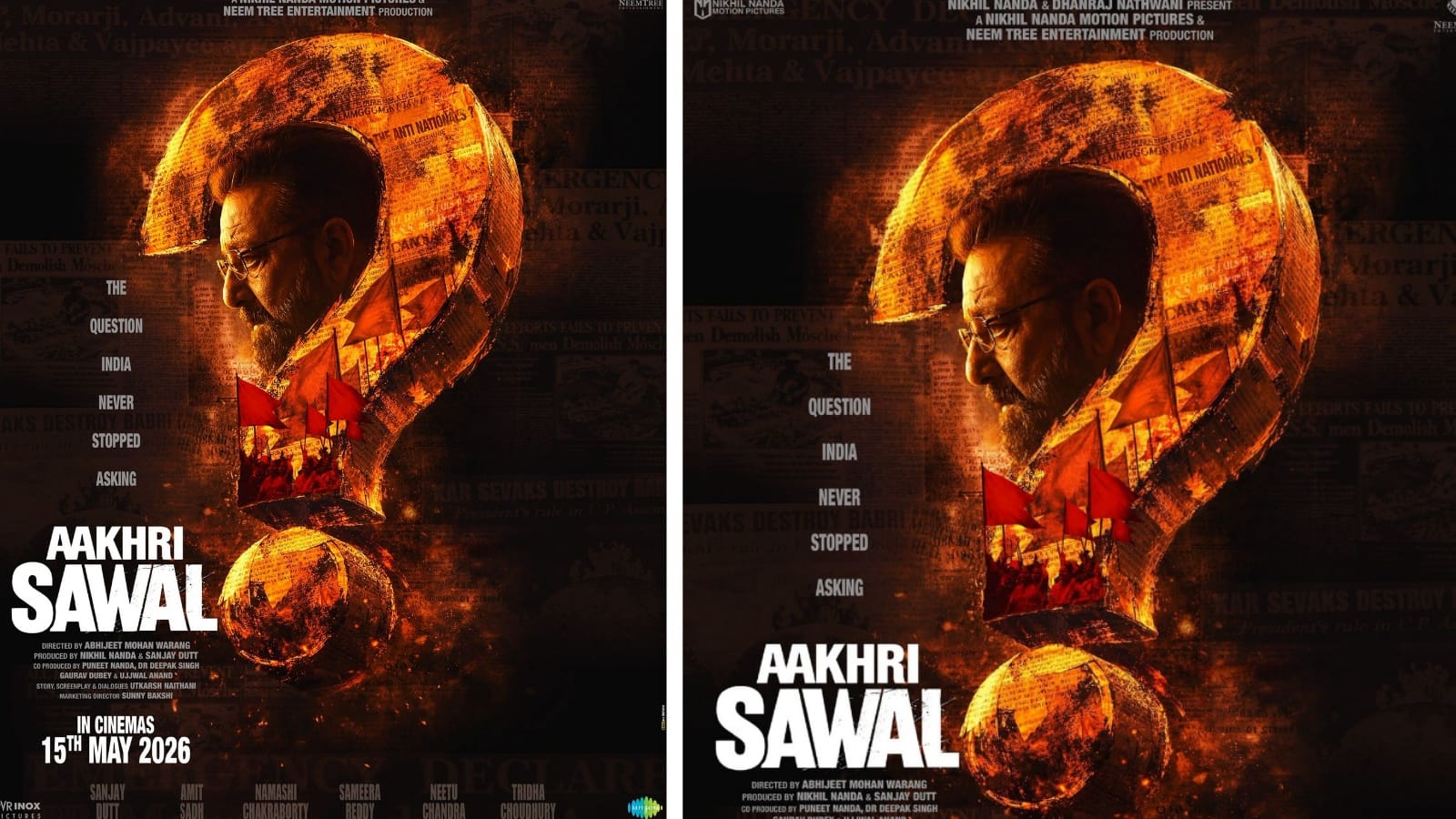 Aakhri Sawal Release Date: नेशनल अवॉर्ड विनिंग अभिजीत मोहन वारंग की फिल्म में दिखेंगे संजय दत्त,  ‘आखरी सवाल’ की रिलीज डेट आई सामने!