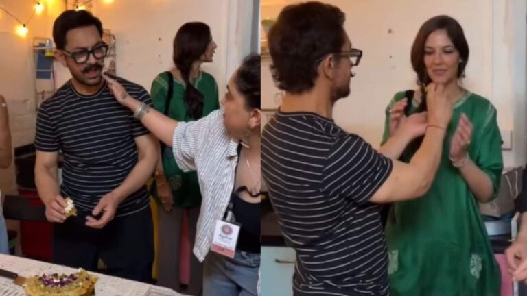 Aamir Khan 61st birthday bash: आमिर खान ने मनाया 61वां जन्मदिन, गर्लफ्रेंड गौरी स्प्रैट और एक्स वाइफ किरण पार्टी में हुईं शामिल