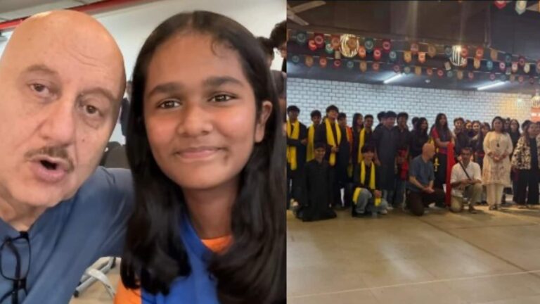 Anupam Kher: दिवंगत एक्ट सतीश कौशिक की बेटी के पेरेंट्स बनकर स्कूल पहुंचे अनुपम खेर, शेयर किया वीडियो