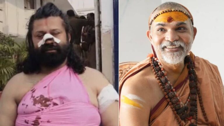 UP: प्रयागराज आते समय ट्रेन में आशुतोष ब्रम्हचारी पर जानलेवा हमला, बदमाशों ने काट ली नाक; टॉयलेट में बंद कर बचाई जान
