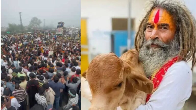 UP के मथुरा में गौरक्षक 'फरसा वाले बाबा' की मौत पर बवाल, तस्करों पर ट्रक से कुचलने का आरोप, हाईवे पर समर्थकों ने किया पथराव; भारी पुलिस तैनात