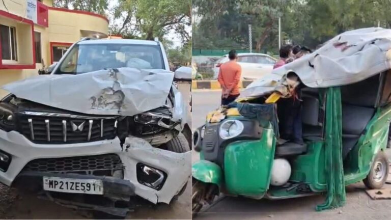Gwalior Road Accident: ग्वालियर में तेज रफ्तार स्कॉर्पियो ने ऑटो को मारी टक्कर, हादसे में 5 लोगों की मौत, 4 घायल