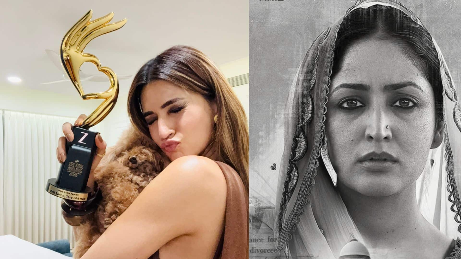 Kriti Sanon को मिला बेस्ट एक्ट्रेस अवॉर्ड, सोशल मीडिया पर छिड़ा विवाद , फैंस बोले- "यामी गौतम ज्यादा लायक थीं"