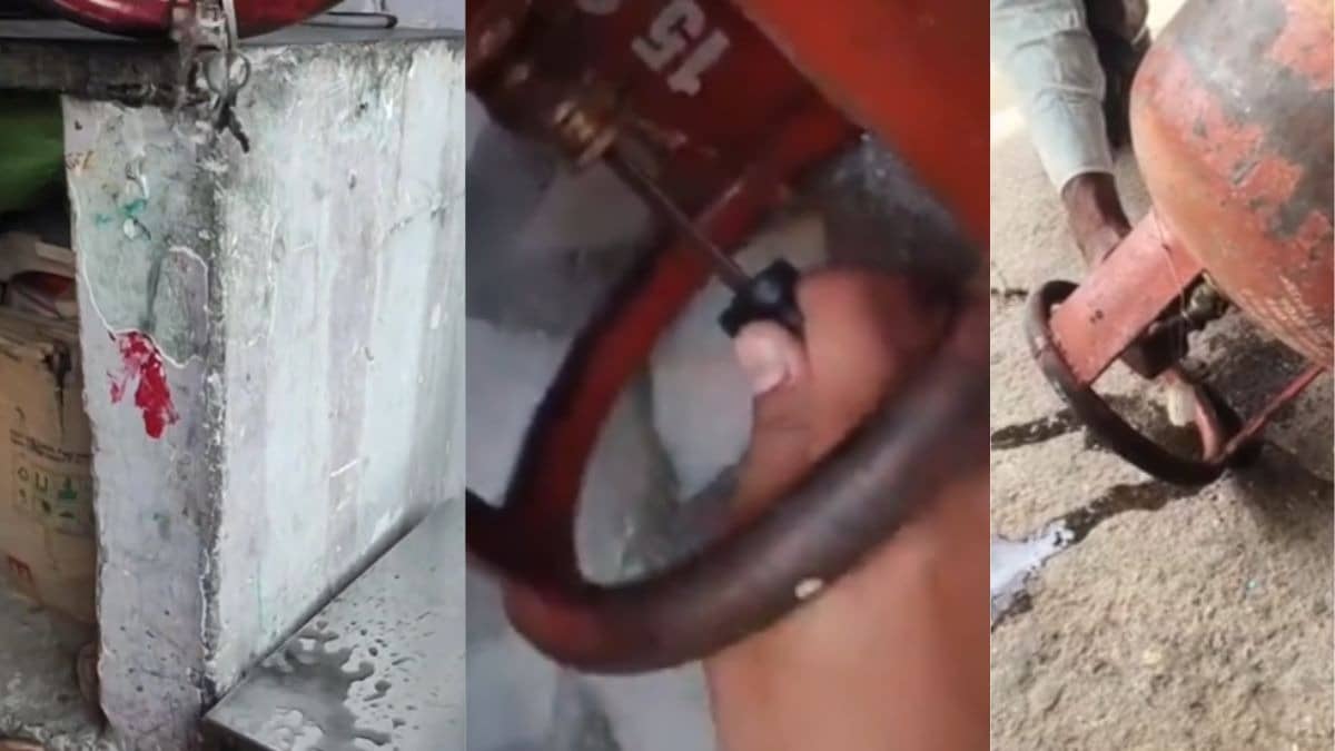 VIRAL VIDEO: कहीं आपके साथ भी तो नहीं हुआ ये स्कैम? 14.2 किलो के सिलेंडर में भरा जा रहा पानी, VIDEO देख लोगों के होश फाख्ता
