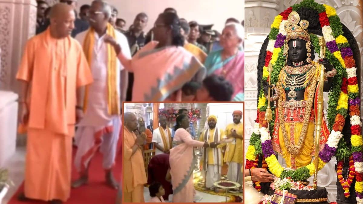 राष्ट्रपति द्रौपदी मुर्मू ने अयोध्या में राम लला के दर्शन कर की पूजा-अर्चना, CM योगी बोले- पहले आस्था को अंधविश्वास करार दिया जाता...