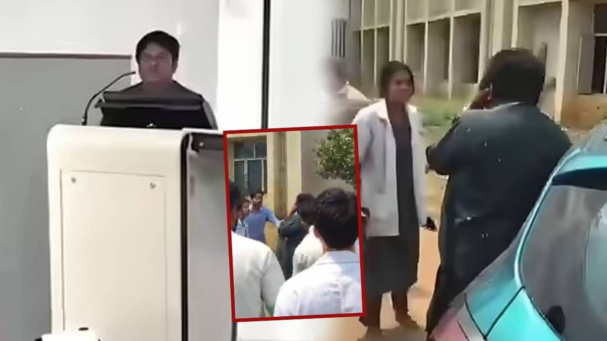 'I Love You...', क्लासरूम में लेक्चर के बीच प्रोफेसर ने लड़की को किया प्रपोज, फिर छात्रा ने चप्पल से इतना पीटा; निकाल दी आशिकी- VIDEO