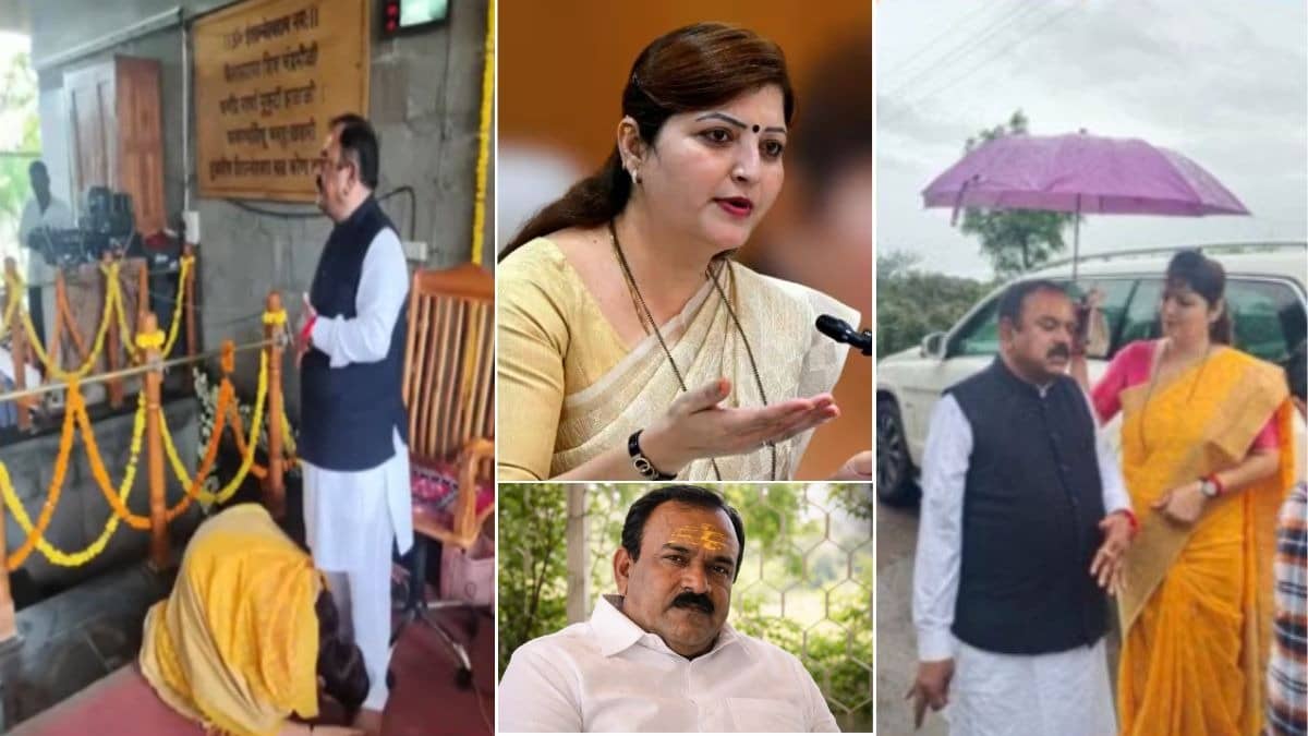 हिल उठा महाराष्ट्र! रेप कांड में आरोपी ढोंगी बाबा अशोक खरात के पैर धोती दिखी महिला आयोग की अध्यक्ष रुपाली चाकणकर, CM ने तुरंत इस्तीफा मांगा; गंवाई कुर्सी