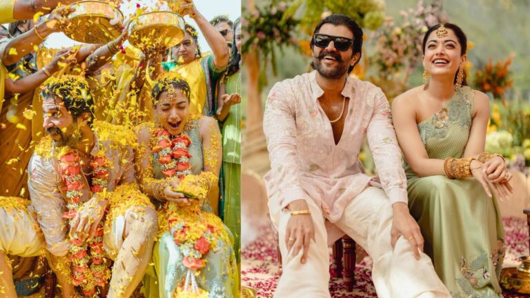 Rashmika-Vijay Haldi Ceremony: करोड़ों के गहनों में दिखीं रश्मिका मंदाना, विजय देवरकोंडा संग केमिस्ट्री ने लूटी महफिल