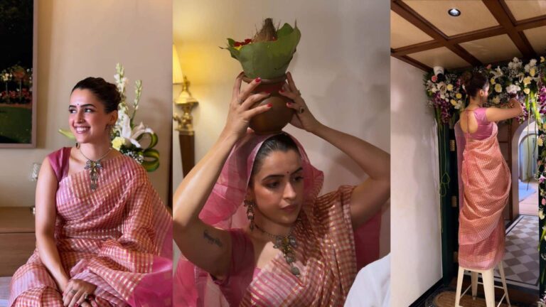 Sanya Malhotra ने मुंबई में खरीदा नया आशियाना, गृह प्रवेश की खूबसूरत झलकियां कीं शेयर