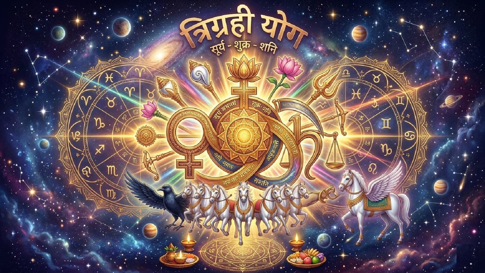 Trigrahi Yoga 2026: मीन राशि में एक साथ आएंगे तीन ग्रह, इन राशियों के जीवन में होगा चमत्कारिक बदलाव