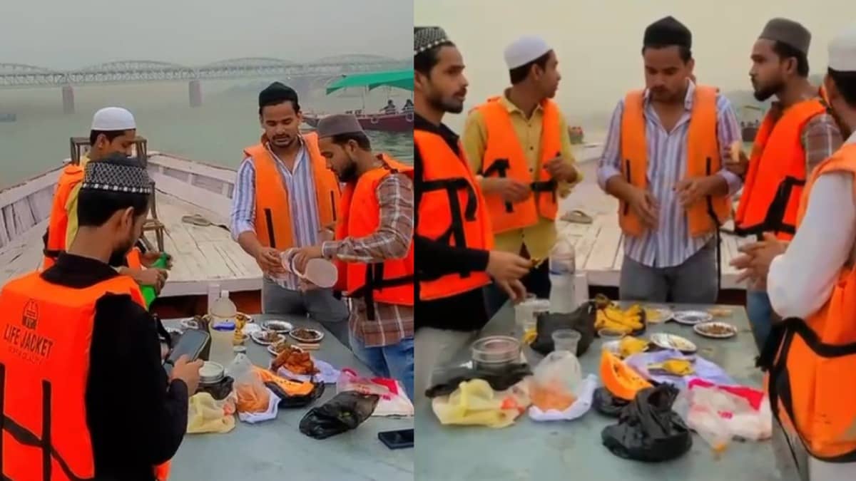 Varanasi: गंगा में नाव पर इफ्तार पार्टी, चिकन बिरयानी खाकर नदी में फेंके टुकड़े, अब पुलिस ने 14 को किया गिरफ्तार