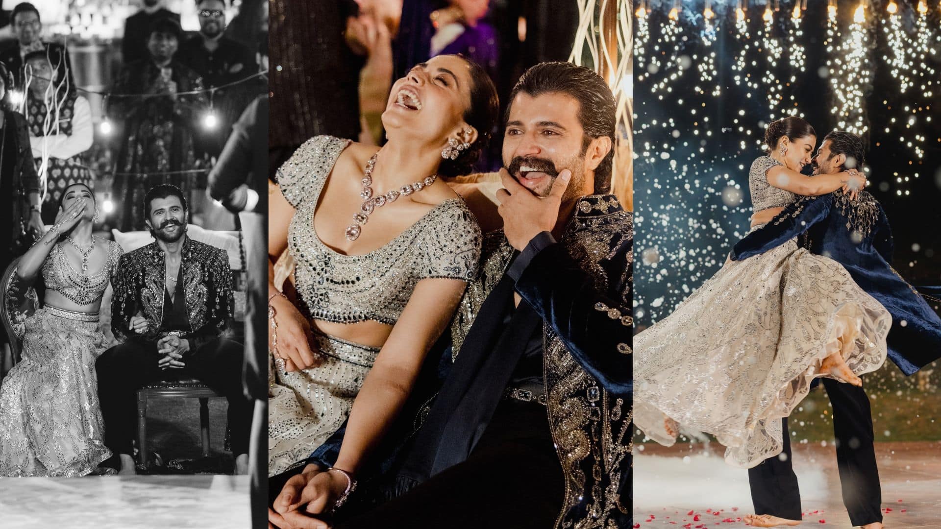 Vijay Deverakonda और Rashmika Mandanna ने शेयर की संगीत नाइट की खूबसूरत तस्वीरें, कपल का रोमांटिक डांस वीडियो वायरल