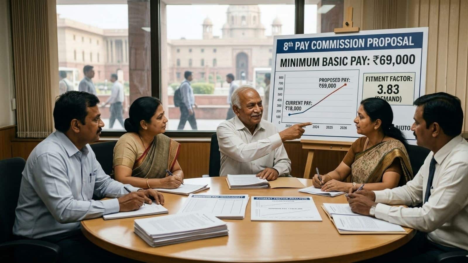 8th Pay Commission: क्या सच में ₹69,000 हो जाएगी मिनिमम सैलरी? यूनियन की मांग के साथ जानें वेतन बढ़ने का पूरा गणित