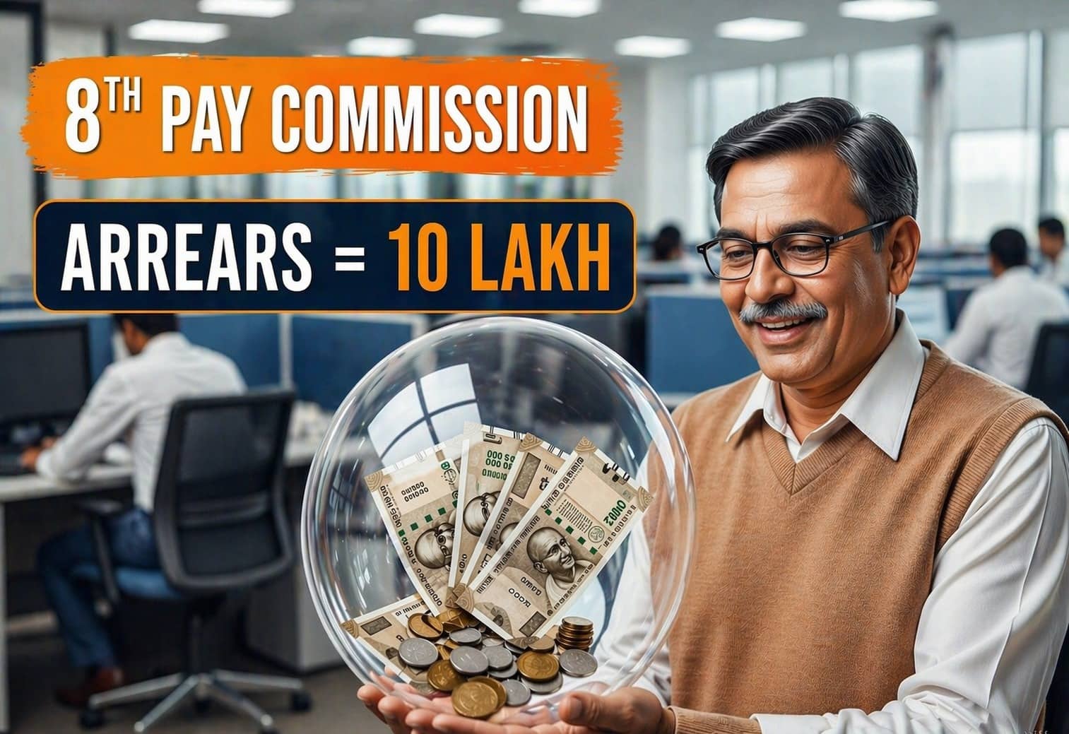 8th Pay Commission: मिलेगा 10 लाख रुपये का एरियर! 1 करोड़ सरकारी कर्मचारी-पेंशनर्स जान लें
