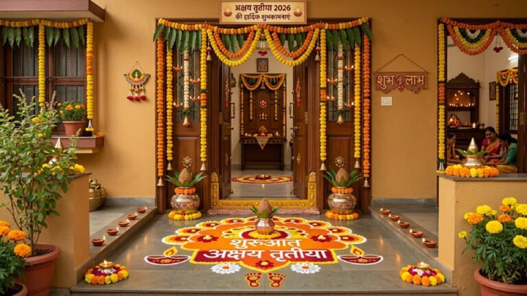 Akshaya Tritiya 2026: अक्षय तृतीया पर माता लक्ष्मी के स्वागत के लिए मुख्य दरवाजे को इन पत्तों के तोरण से सजाएं, जानें इस दिन किन चीजों की खरीदने से बचें