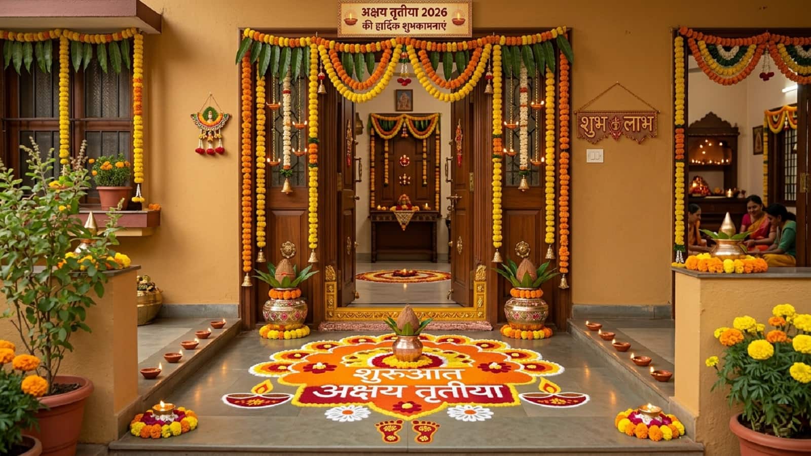 Akshaya Tritiya 2026: अक्षय तृतीया पर माता लक्ष्मी के स्वागत के लिए मुख्य दरवाजे को इन पत्तों के तोरण से सजाएं, जानें इस दिन किन चीजों की खरीदने से बचें