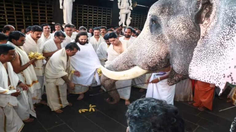 अनंत अंबानी ने केरल के मंदिरों को दिया ₹18 करोड़ का दान, हाथियों के कल्याण और जीर्णोद्धार के लिए बढ़ाया हाथ