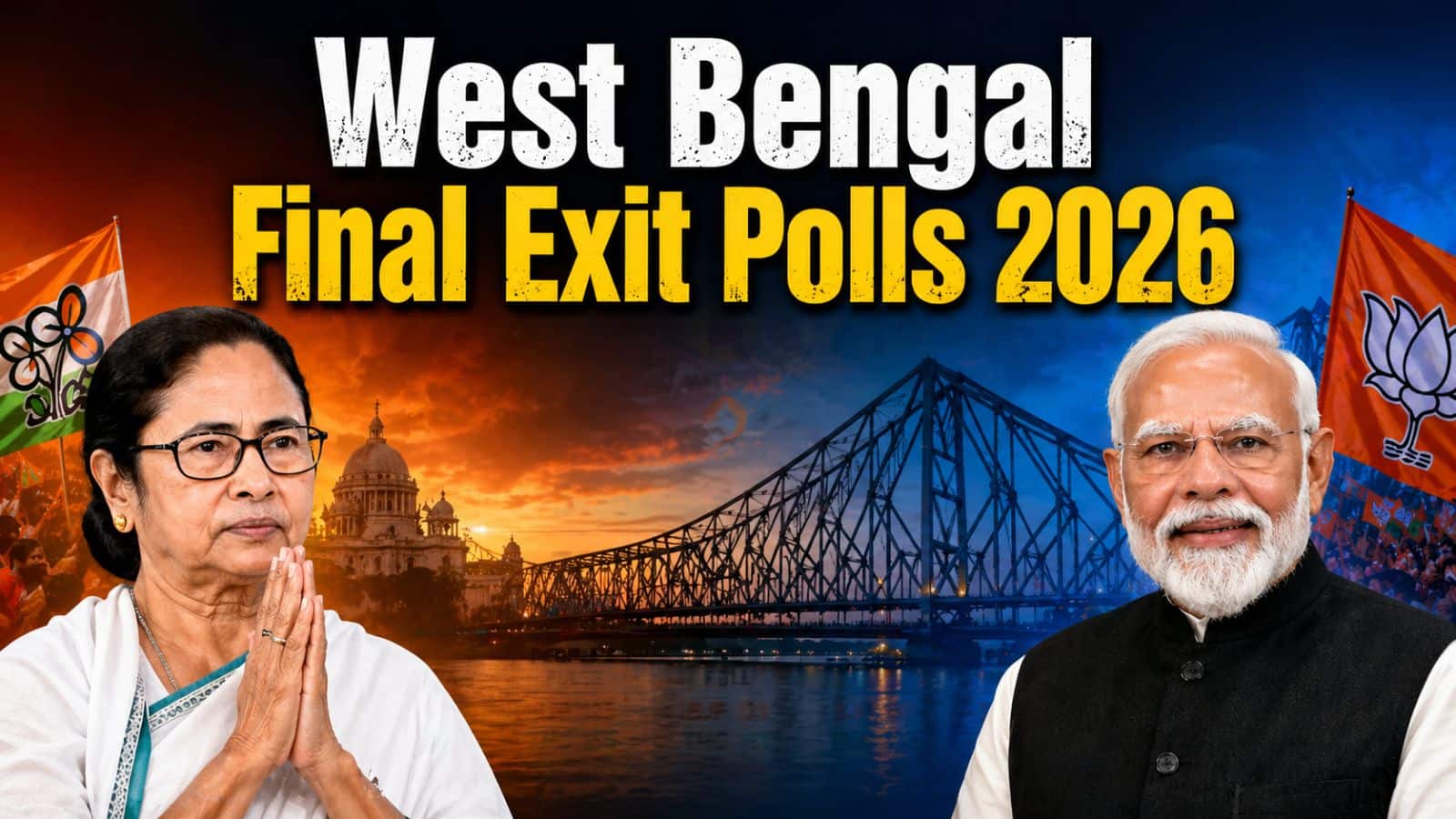 बंगाल का फाइनल Exit Poll: BJP और TMC में कांटे की टक्कर, बहुमत से बस इतनी दूर ममता बनर्जी!
