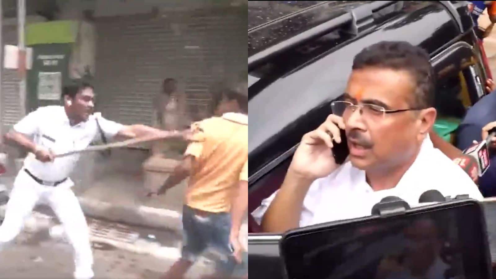 Bengal Voting: EVM से 'छेड़छाड़' के बाद अब भवानीपुर में लाठीचार्ज, BJP उम्मीदवार सुवेंदु अधिकारी को TMC कार्यकर्ताओं ने घेरा, लगाए 'जय बंगाल' के नारे