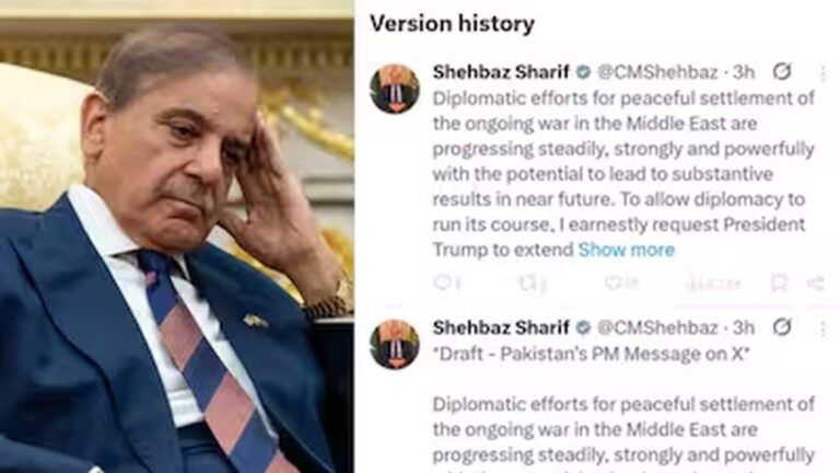 Shehbaz Sharif: क्या शहबाज शरीफ ने किसी और का लिखा X पर पोस्ट कर दिया? 'ड्राफ्ट' ट्वीट को लेकर पाकिस्तानी PM की फजीहत