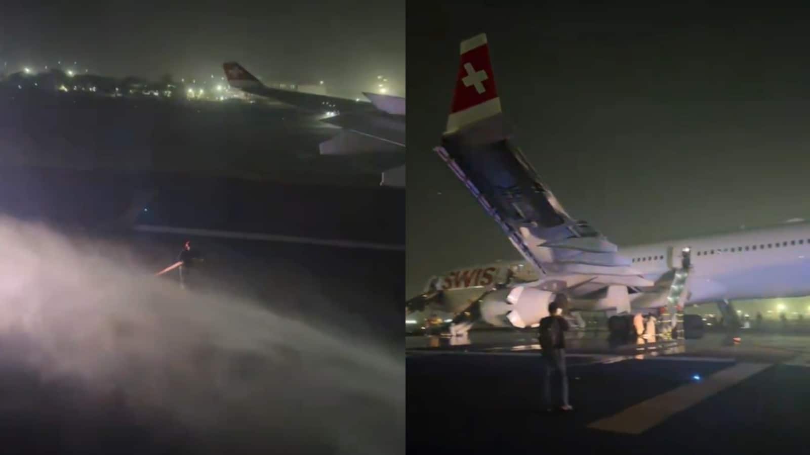 दिल्ली एयरपोर्ट पर टला बड़ा हादसा, टेकऑफ के समय स्विस एयर विमान के इंजन में लगी आग, 6 यात्री घायल