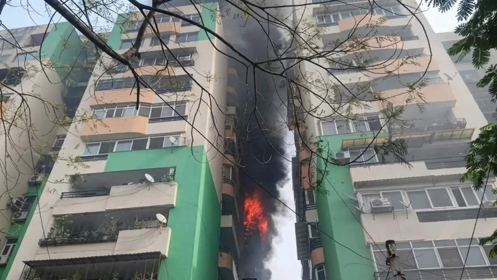 Ghaziabad Fire Incident: गौर ग्रीन एवेन्यू सोसाइटी में लगी भीषण आग, मिनटों में खाक हुए 6-7 फ्लैट, आसमान में दिखा धुएं का गुबार