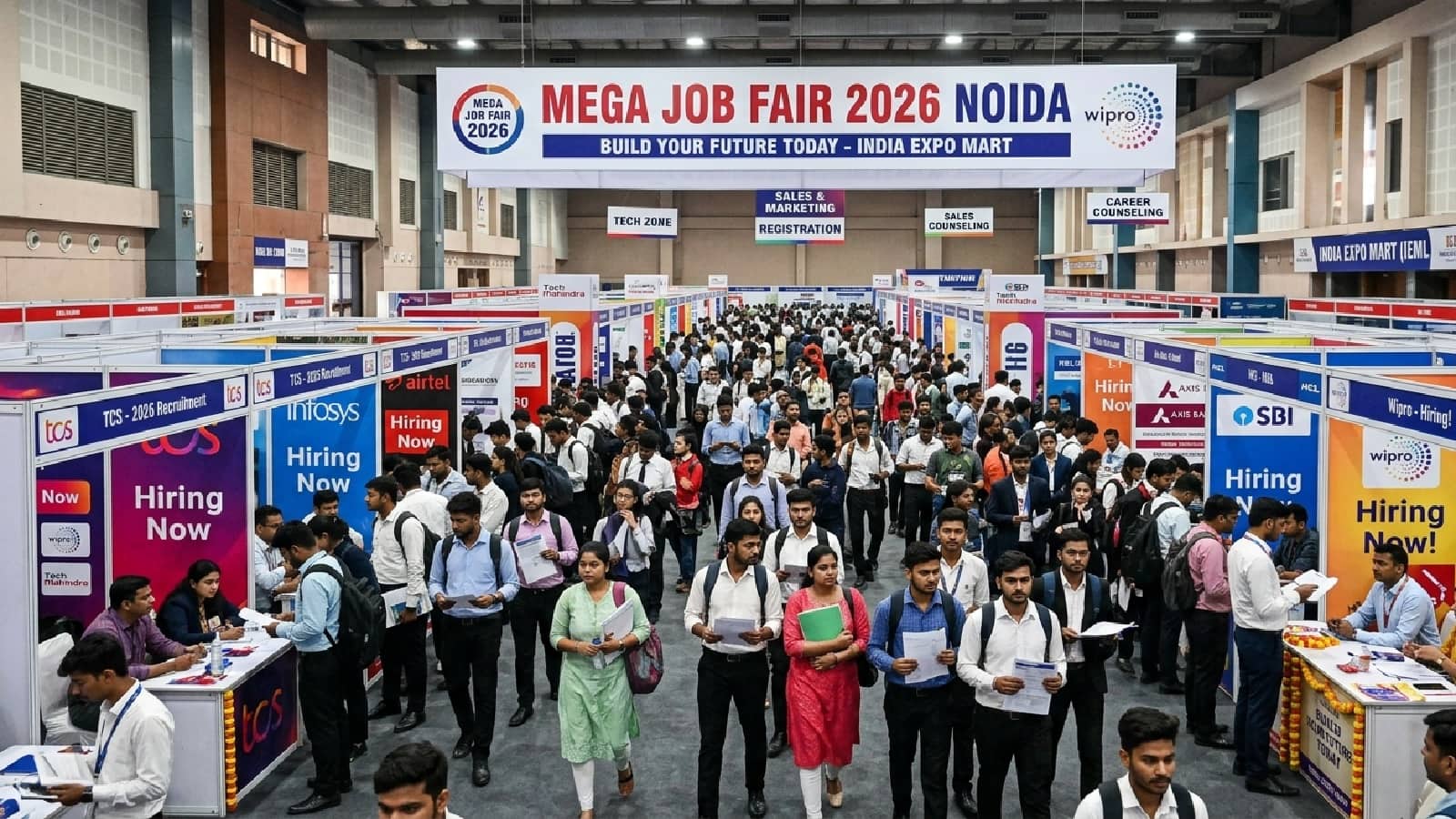 HIMT Rojgar mela 2026: 21-22 अप्रैल को नोएडा में यहां लग रहा मेगा जॉब फेयर, श्रमिकों को तय वेतन से कम का ऑफर लेटर नहीं चलेगा