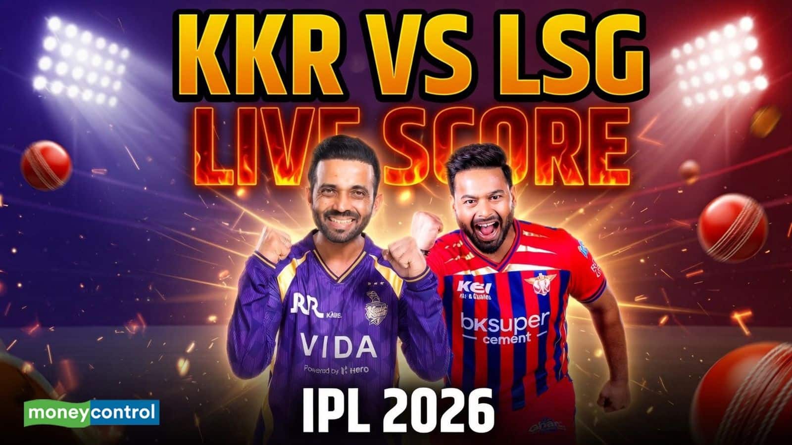LSG vs KKR IPL 2026 Match Live: ऋषभ पंत ने जीता टॉस, पहले बल्लेबाजी करेगी कोलकाता नाइट राइडर्स, देखें- प्लेइंग XI
