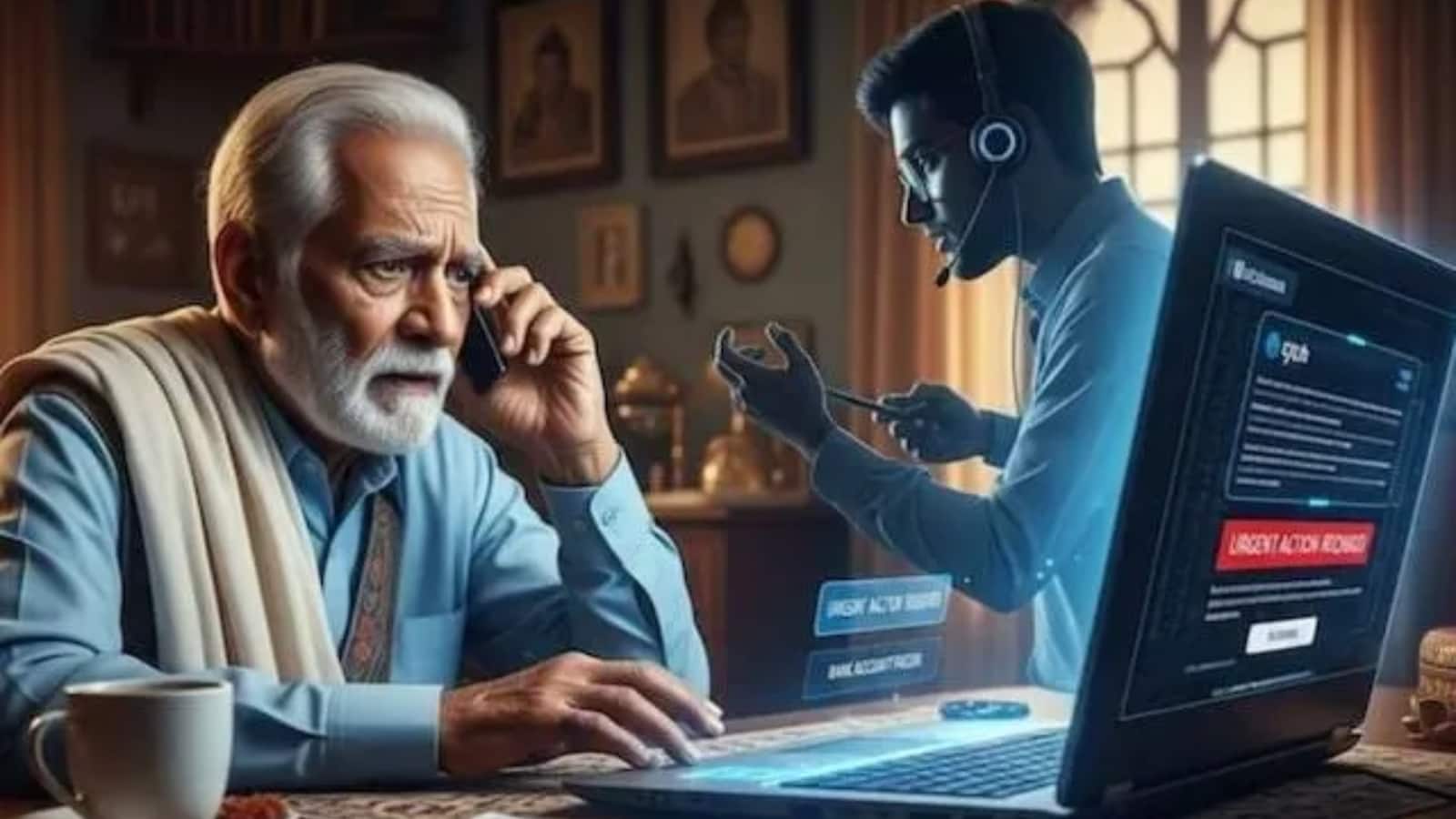 Lucknow Cyber Fraud: 85 साल के बुजुर्ग से 'डिजिटल अरेस्ट' के नाम पर धोखाधड़ी, ठगों ने ऐंठे ₹84.5 लाख