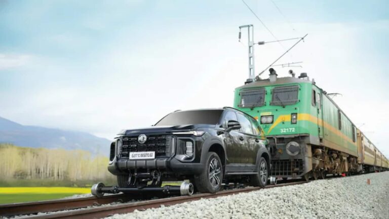 MG Majestor SUV ने बनाया गिनीज वर्ल्ड रिकॉर्ड, 406 टन की ट्रेन को 300 फीट तक खींचा