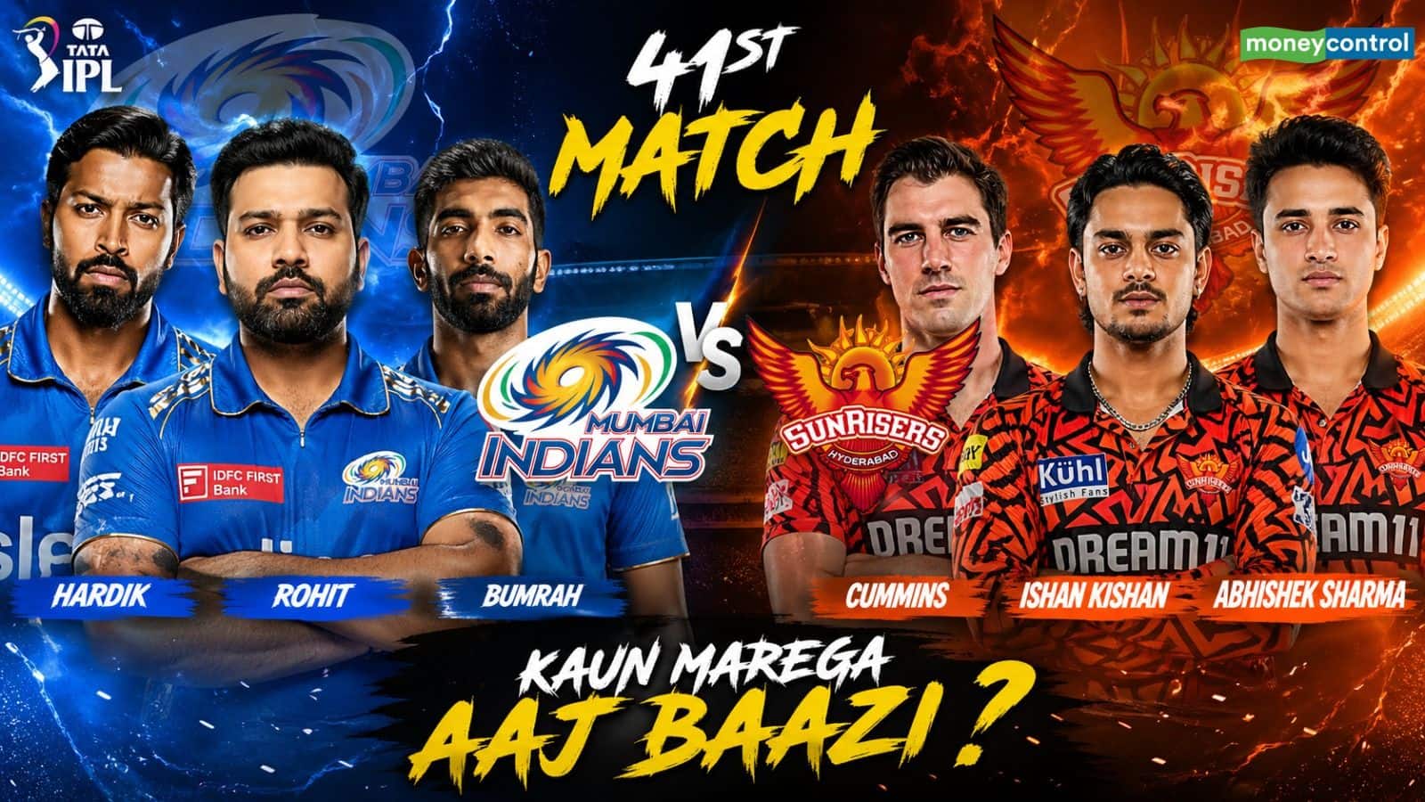 MI vs SRH IPL 2026 Match Live Score: मुंबई ने जीता टॉस, पहले गेंदबाजी करेगी हैदराबाद