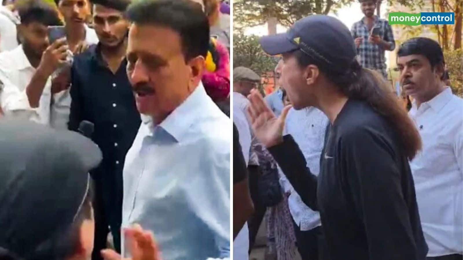 Viral Video: 'यहां से चले जाओ, तुम जाम लगा रहे हो...'; मुंबई में ट्रैफिक जाम से नाराज महिला BJP मंत्री पर भड़की! जमकर लगाई फटकार, वीडियो वायरल