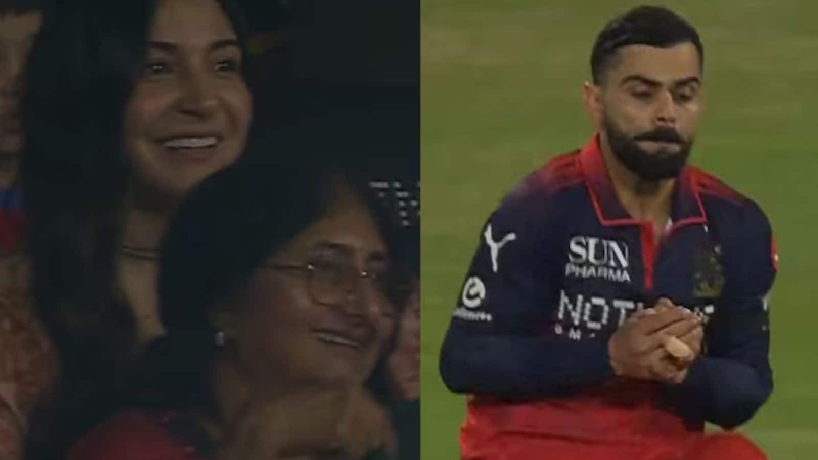 स्टेडियम में Kohli के हर शॉट पर झूमीं Anushka, वायरल हुआ रिएक्शन