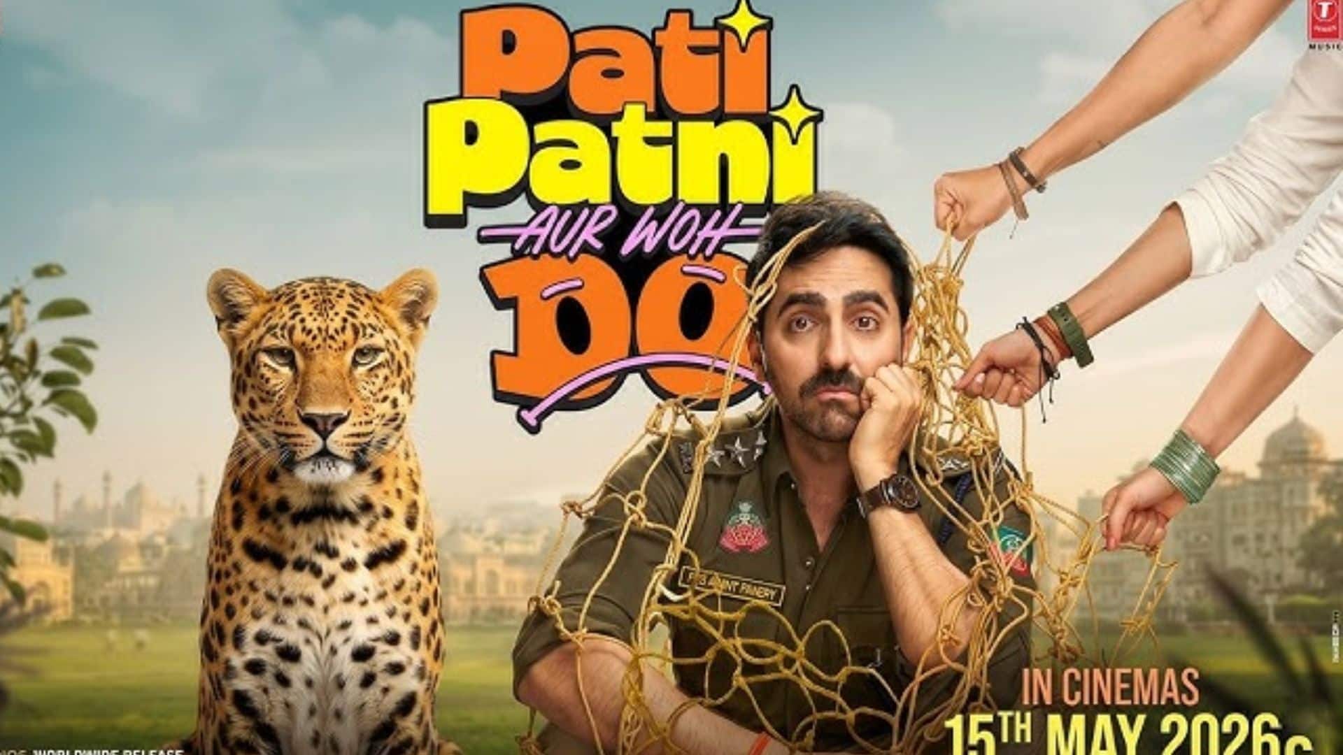 Pati Patni Aur Woh Do Teaser: आयुष्मान के 'पतिverse' में 3 हसीनाओं का तड़का, 15 मई को मचेगा कॉमेडी का बवाल