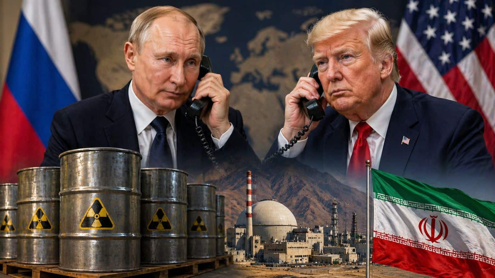 ईरान का यूरेनियम दिलाने में पुतिन ने ट्रंप को दिया मदद का ऑफर! 90 मिनट फोन पर हुई दोनों की बात