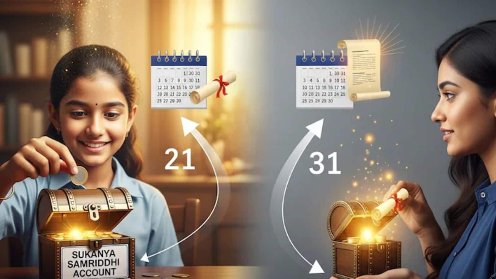 सुकन्या समृद्धि योजना में 10 साल की उम्र में शुरू किया निवेश, तो मैच्योरिटी 21 में मिलेगी या 31 में? अगर ऐसे किया निवेश तो होगा सबसे ज्यादा फायदा