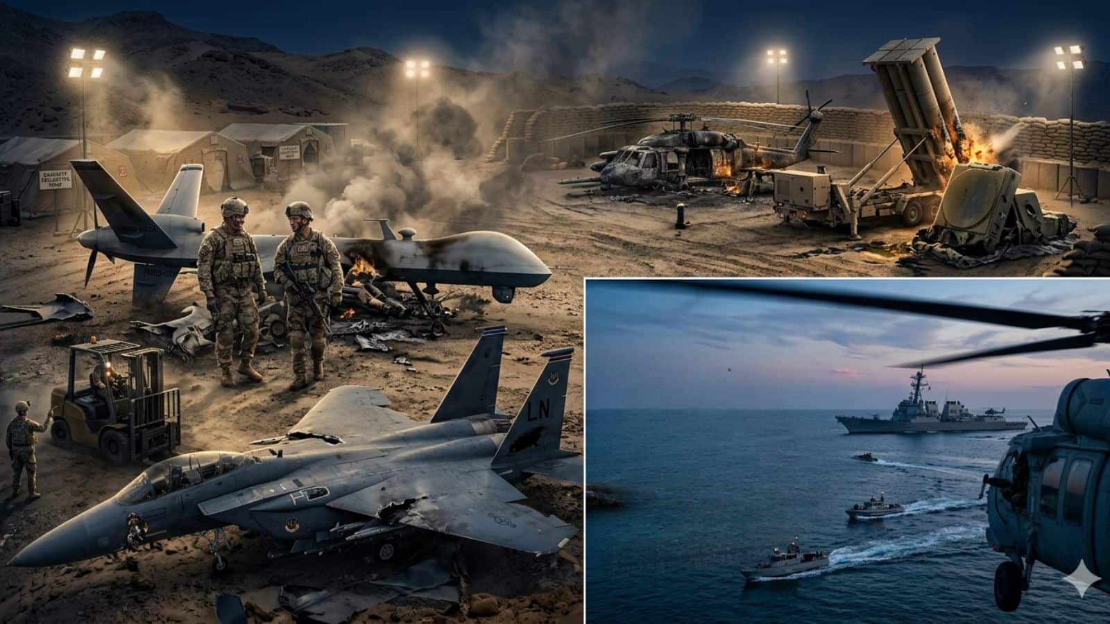 16 ड्रोन, फाइटर जेट, हेलीकॉप्टर, रेडार सिस्टम और 5 अरब डॉलर का फटका, ईरान युद्ध अमेरिका के लिए बना सिरदर्द, नुकसान जबरदस्त!